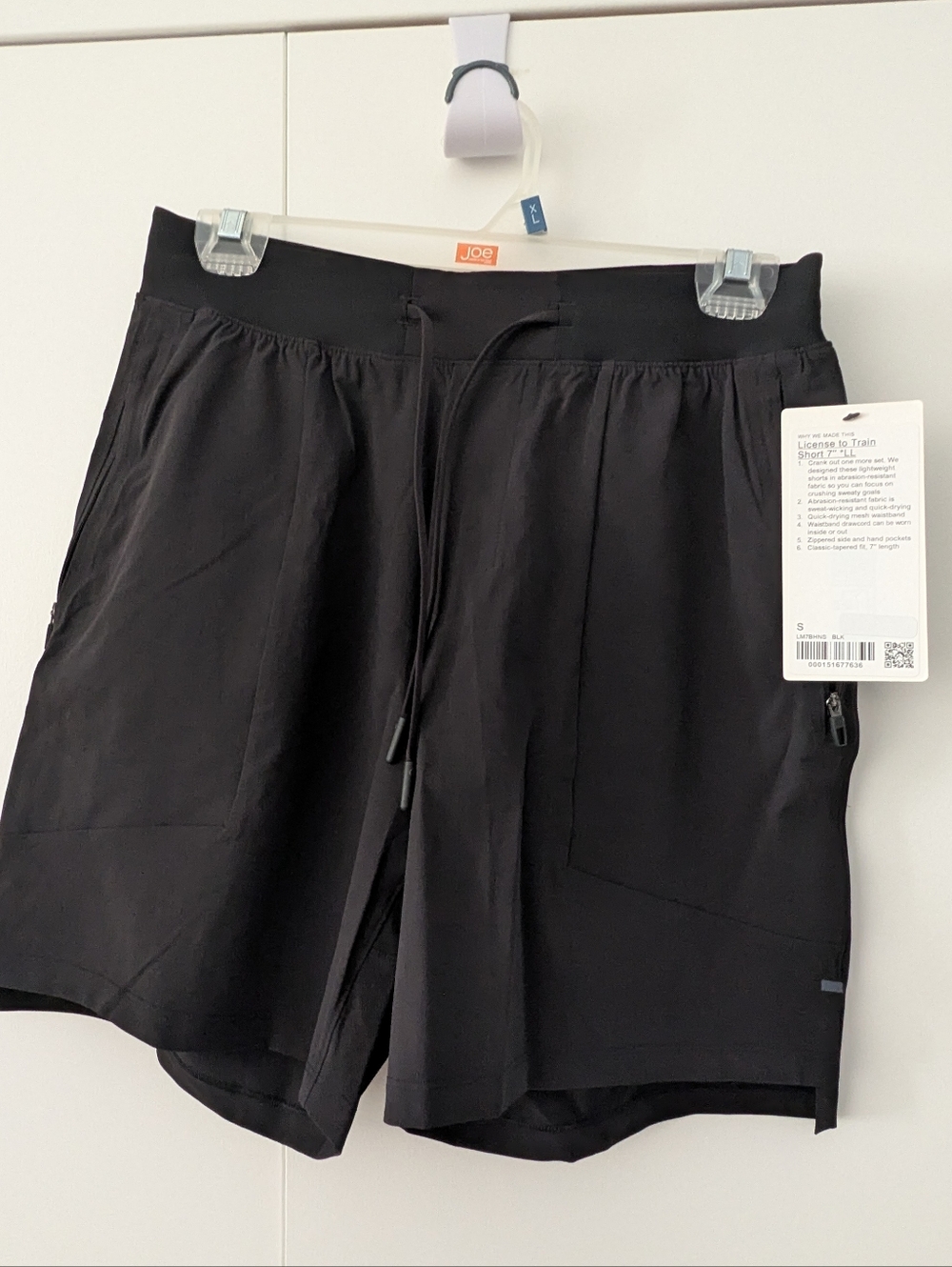 Lululemon Men’s Black Training Drawstring Shorts
